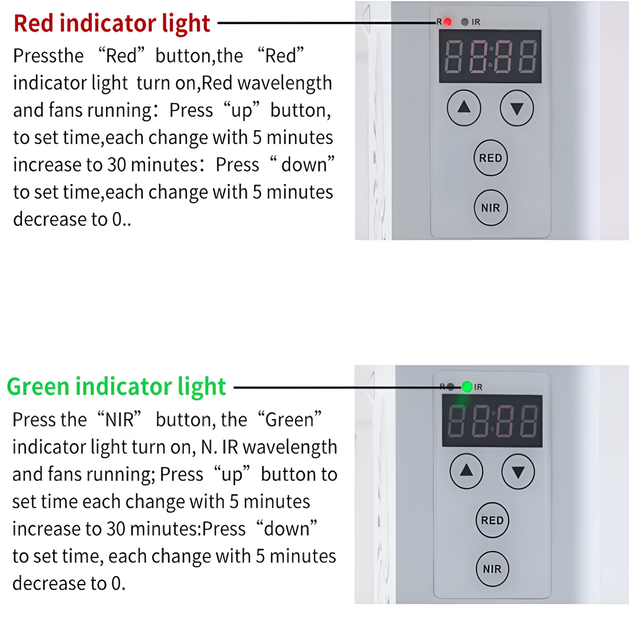 Ag-Pro2000 Red Light Therapy Panel 630Nm 660Nm 810Nm 830Nm 850Nm near Infrared Lamp LED Beauty Device Full Body, Red Light LED