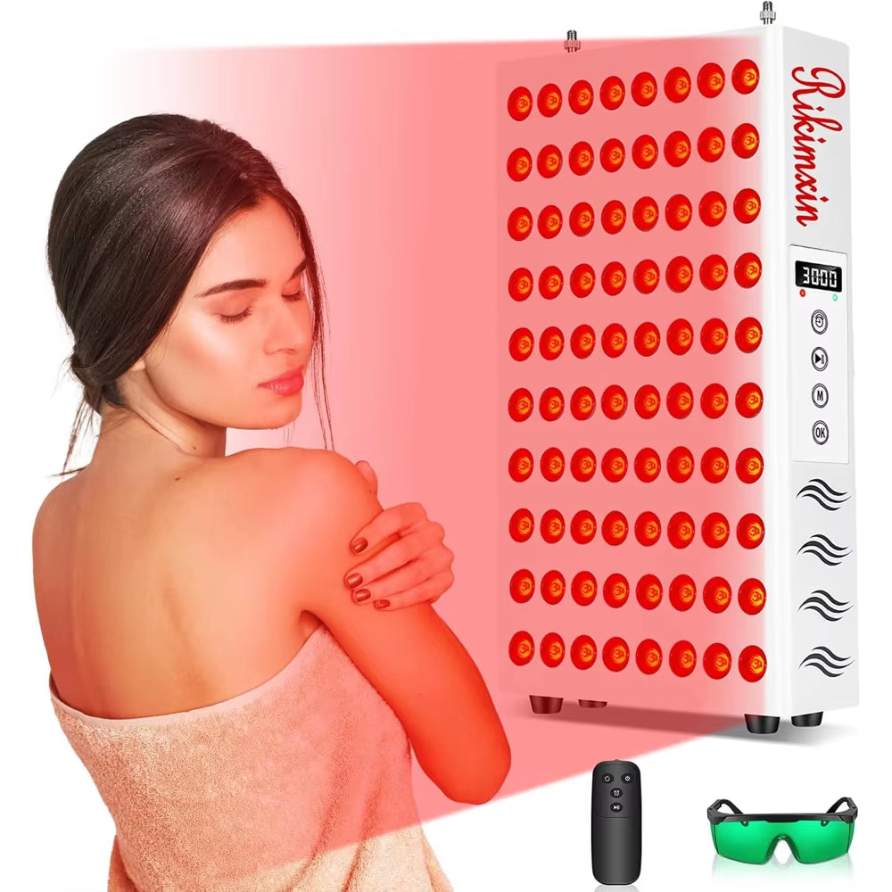 Red Light Therapy for Body Face Panel Lamp 850Nm 660Nm 600W near Infrared Light LED Health Beauty Devices for Face Body Muscle