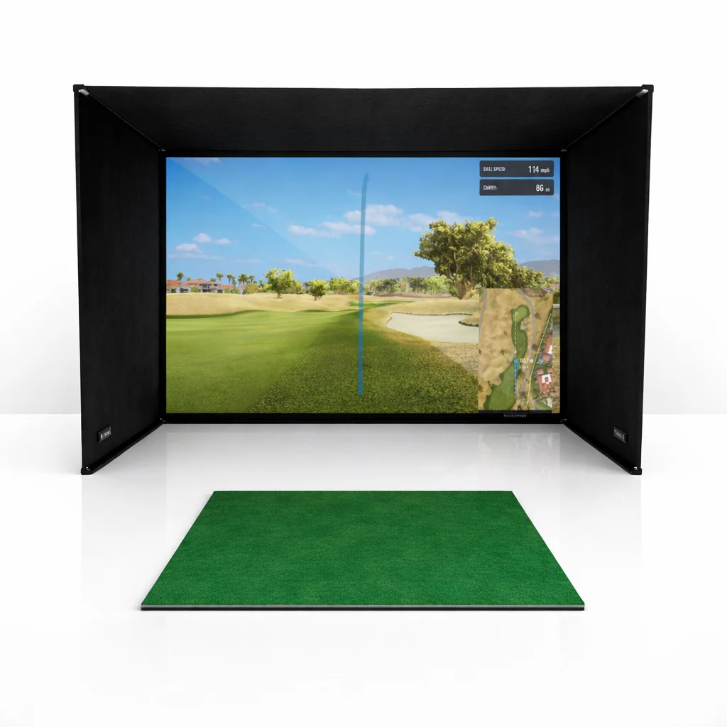Golf Simulator Enclosure - 7 Sizes Available