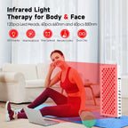 Red Light Therapy for Body Face Panel Lamp 850Nm 660Nm 600W near Infrared Light LED Health Beauty Devices for Face Body Muscle