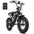 W16B 20" X 4" Fat Tire Electric Bike, 750W Motor Adult Ebike with 48V 15.6Ah Removable Battery, Electric Bicycle with 7 Speed, UL2849
