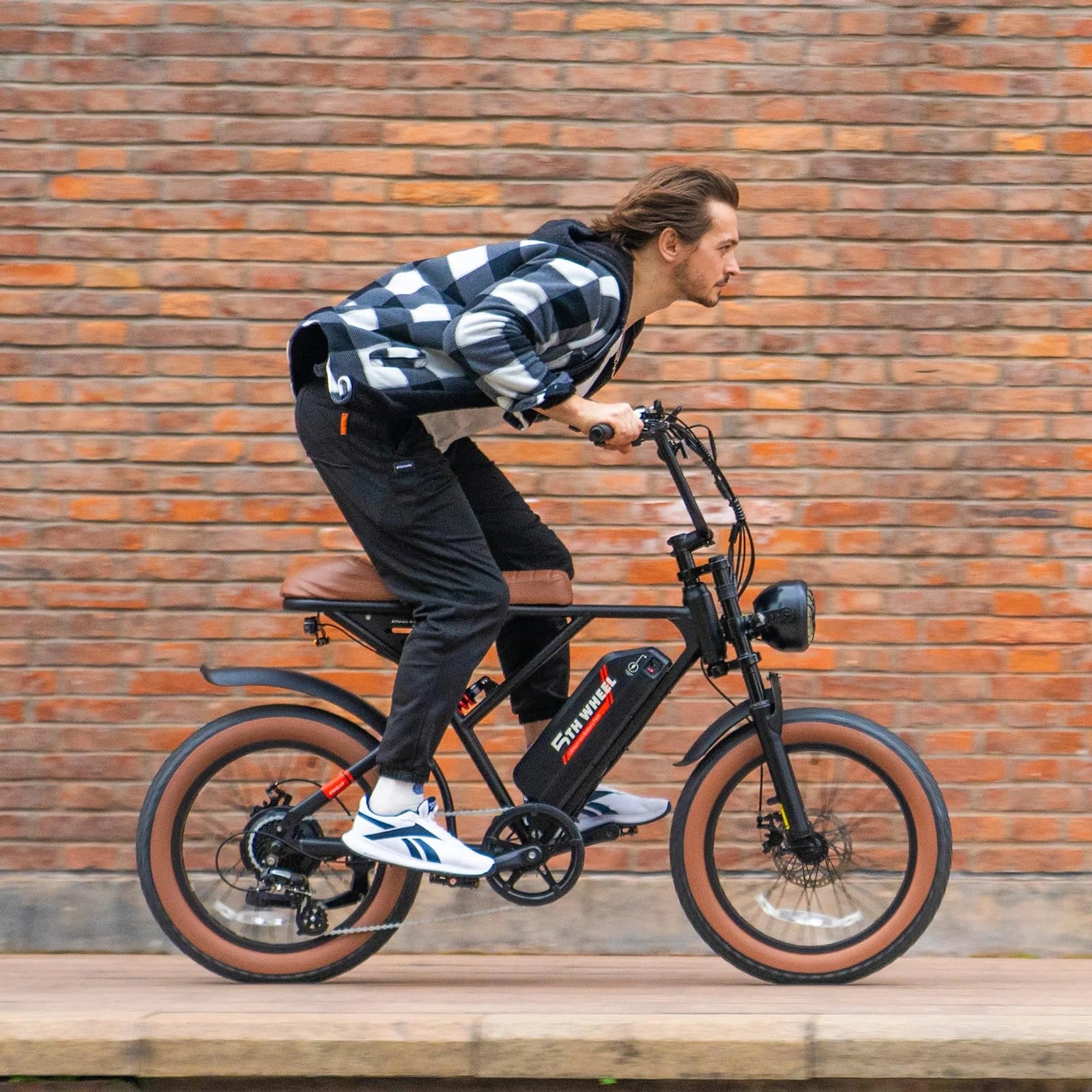 W16B 20" X 4" Fat Tire Electric Bike, 750W Motor Adult Ebike with 48V 15.6Ah Removable Battery, Electric Bicycle with 7 Speed, UL2849