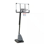 44 In. Backboard Portable Basketball Goal System with Stable Base and Wheels, Height Adjustable 6 to 10 Ft.