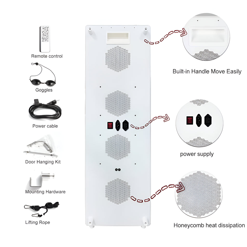 Factory Wholesale Led Red Light Portable Infrared Light Therapy 660Nm 850Nm Led Red Light Therapy Panel