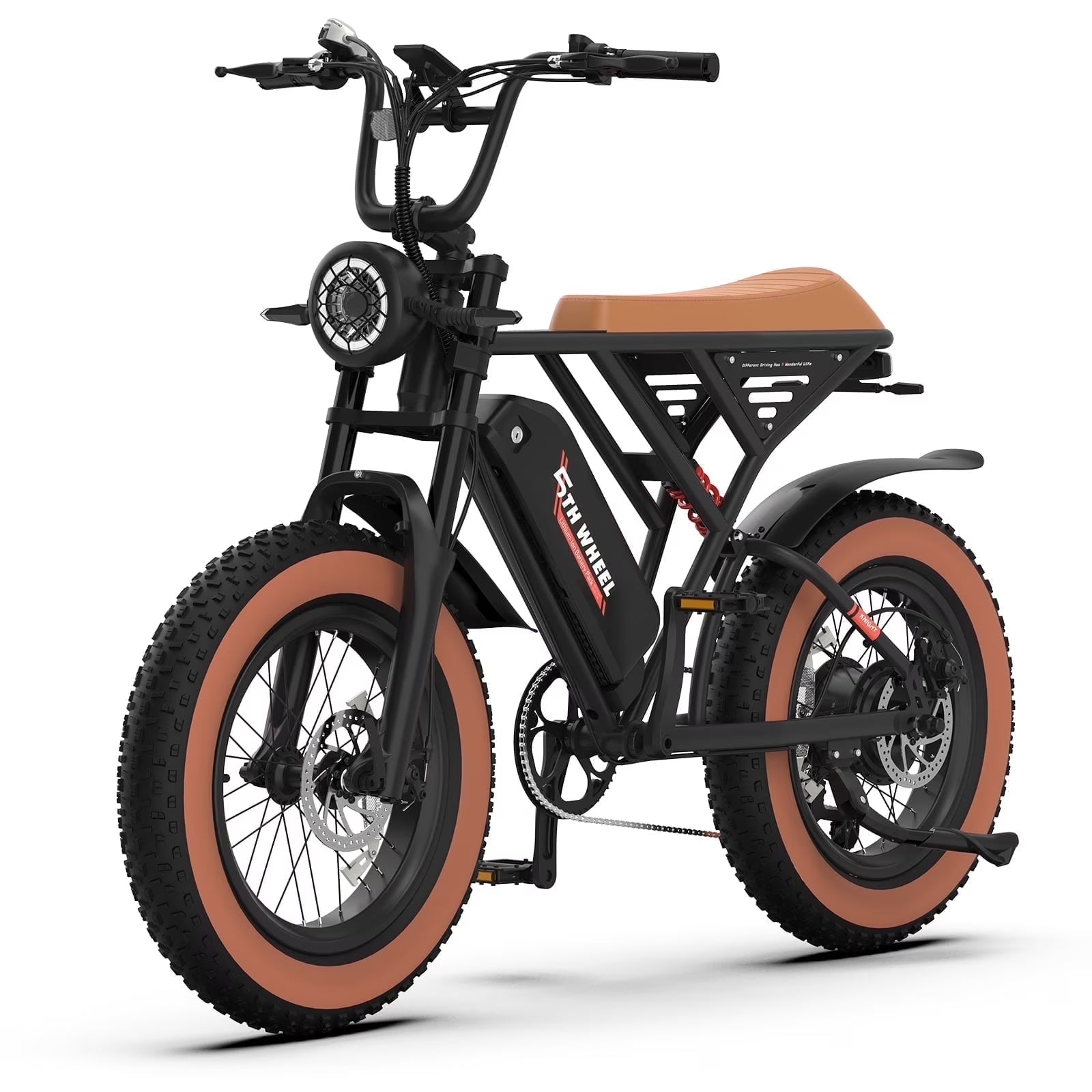 W16B 20" X 4" Fat Tire Electric Bike, 750W Motor Adult Ebike with 48V 15.6Ah Removable Battery, Electric Bicycle with 7 Speed, UL2849