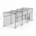 Complete Framed Baseball & Softball Batting Cage for Hitting and Pitching Practice