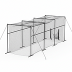 Complete Framed Baseball & Softball Batting Cage for Hitting and Pitching Practice