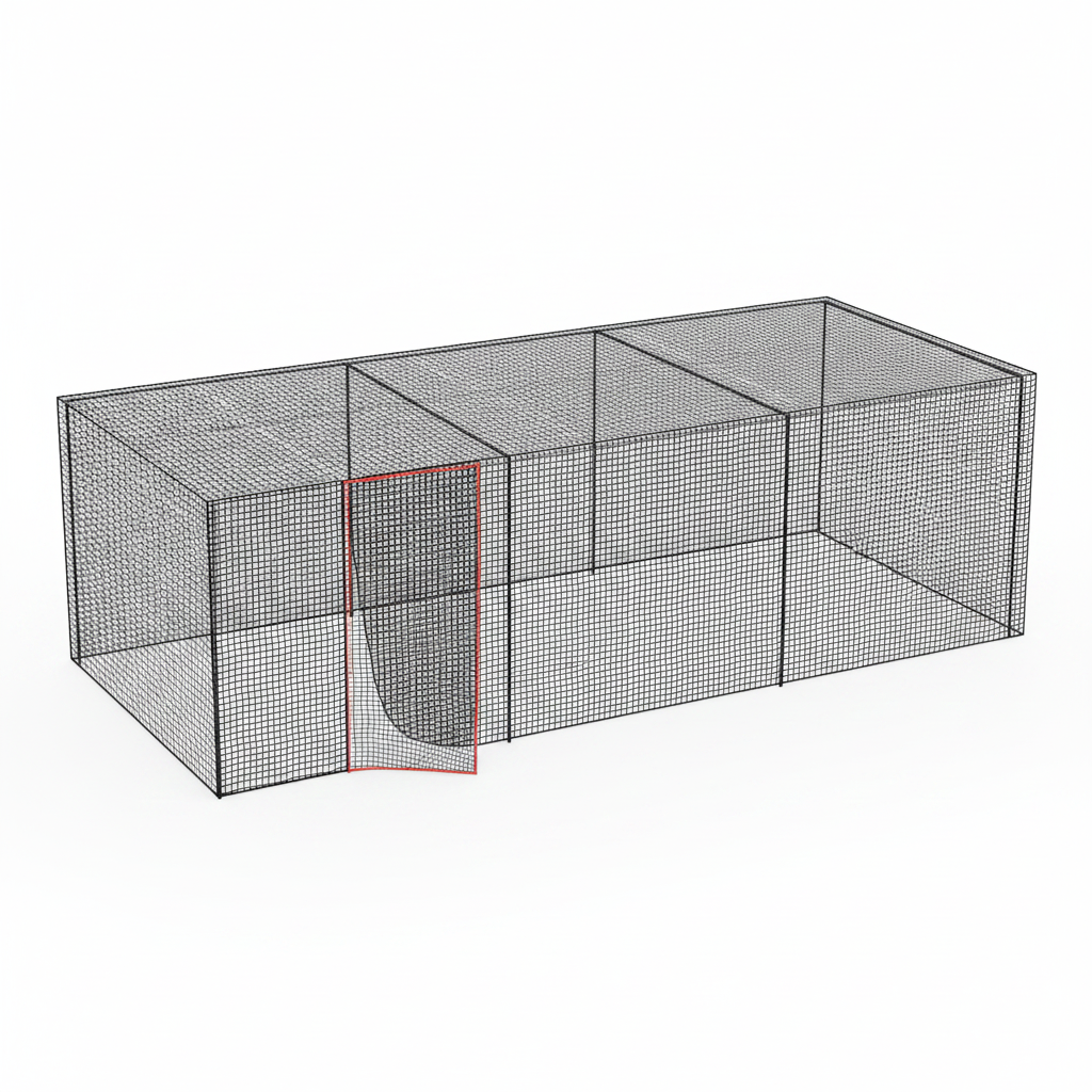Professional Grade Baseball Batting Cage Netting for Indoor & Backyard Training