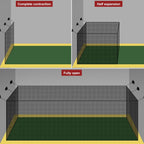 Baseball Batting Cage Nets,20‘L/ 35'L/55'L/70'L Baseball and Softball Cage Netting, Enclosed HDPE #30 /#45 Netting Batting Cages for Backyard and Indoor (NET ONLY)