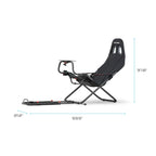 ® Challenge Actifit Lightweight Carbon Quality Steel Racing Simulator Cockpit, Black