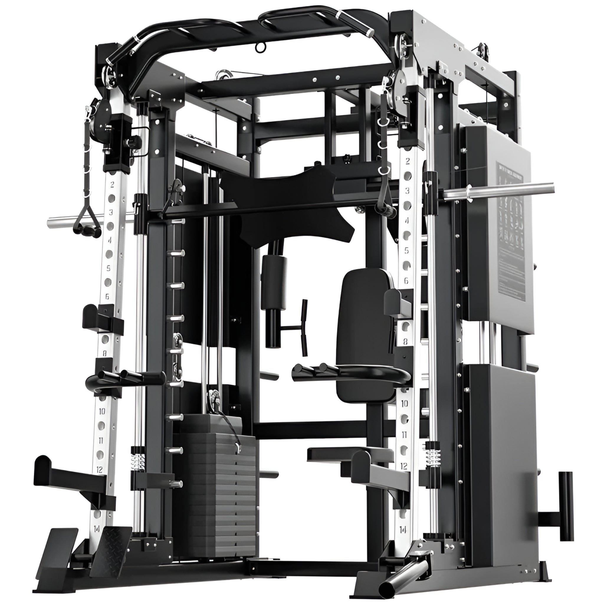 Professional Gym Smith Machine Set—Multi-Functional All-In-One Fitness Equipment, Suitable for Professional Gyms