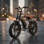 Performance Fat Tire Electric Bike with Dual Brake System and 1000W Peak Output