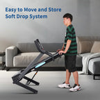 Treadmill 2.5HP Electric with 12Level Auto Incline Foldable Treadmill with LCD Monitor 220Lbs 8.5 Mph Speed Range for Home Gym Eercise Fitness