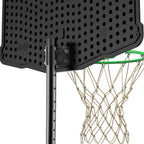 Portable Basketball Hoop Basketball Goal System 60 In. to 78 In. Height Adjustable, Fillable Base with Wheels (2-Pack)