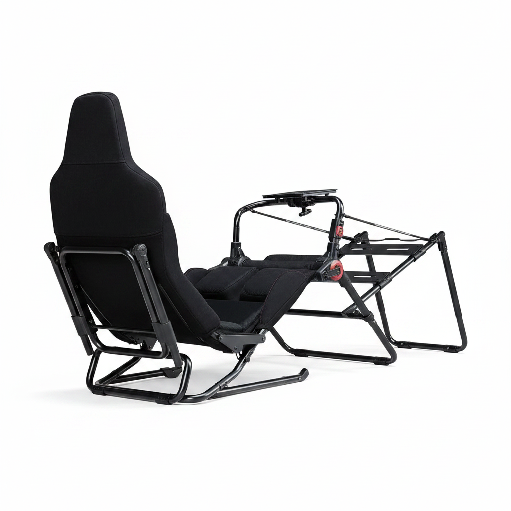 Adjustable Foldable Sim Racing Cockpit Designed for Formula Driving Posture