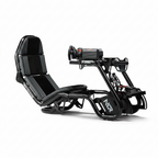 Modular Formula and GT Racing Simulator Rig with Black Steel Construction