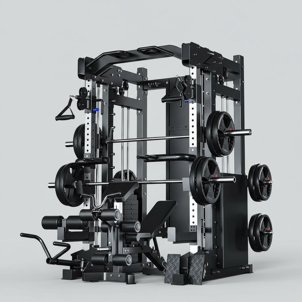 Home Gym Smith Machine Cable Crossover Weightlifting Sports Training