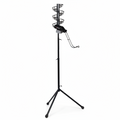 2 in 1 Automatic Baseball Pitching Machine Feeder and Soft Toss Trainer, Stable and Height Adjustable, Extendable Ball Stacker, with Removable Chute
