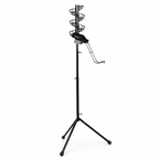 2 in 1 Automatic Baseball Pitching Machine Feeder and Soft Toss Trainer, Stable and Height Adjustable, Extendable Ball Stacker, with Removable Chute