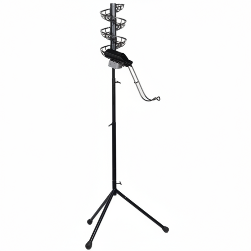 2 in 1 Automatic Baseball Pitching Machine Feeder and Soft Toss Trainer, Stable and Height Adjustable, Extendable Ball Stacker, with Removable Chute