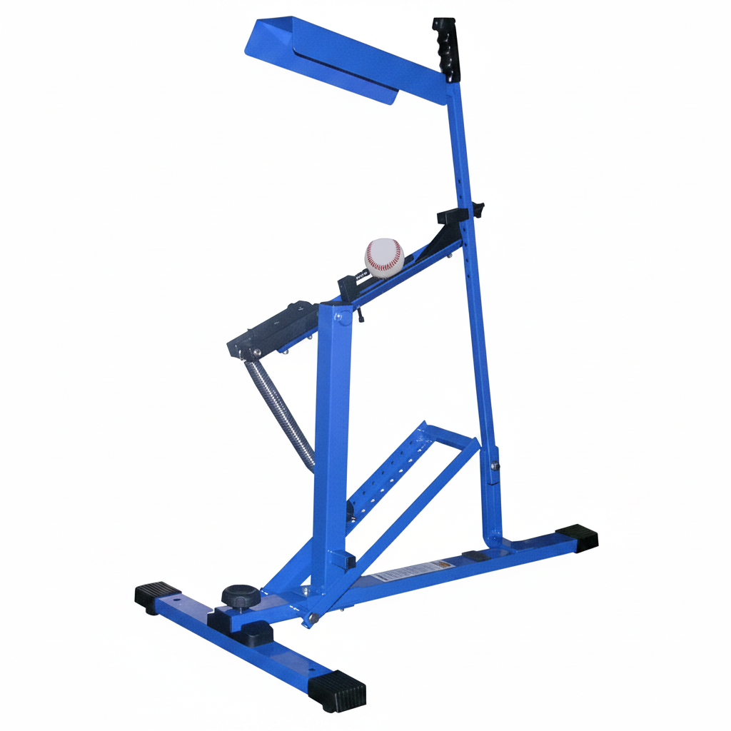 Professional Baseball Pitching Machine with Blue Flame Throwing System