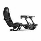 Modular Formula and GT Racing Simulator Rig with Black Steel Construction