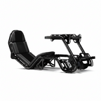 Modular Formula and GT Racing Simulator Rig with Black Steel Construction